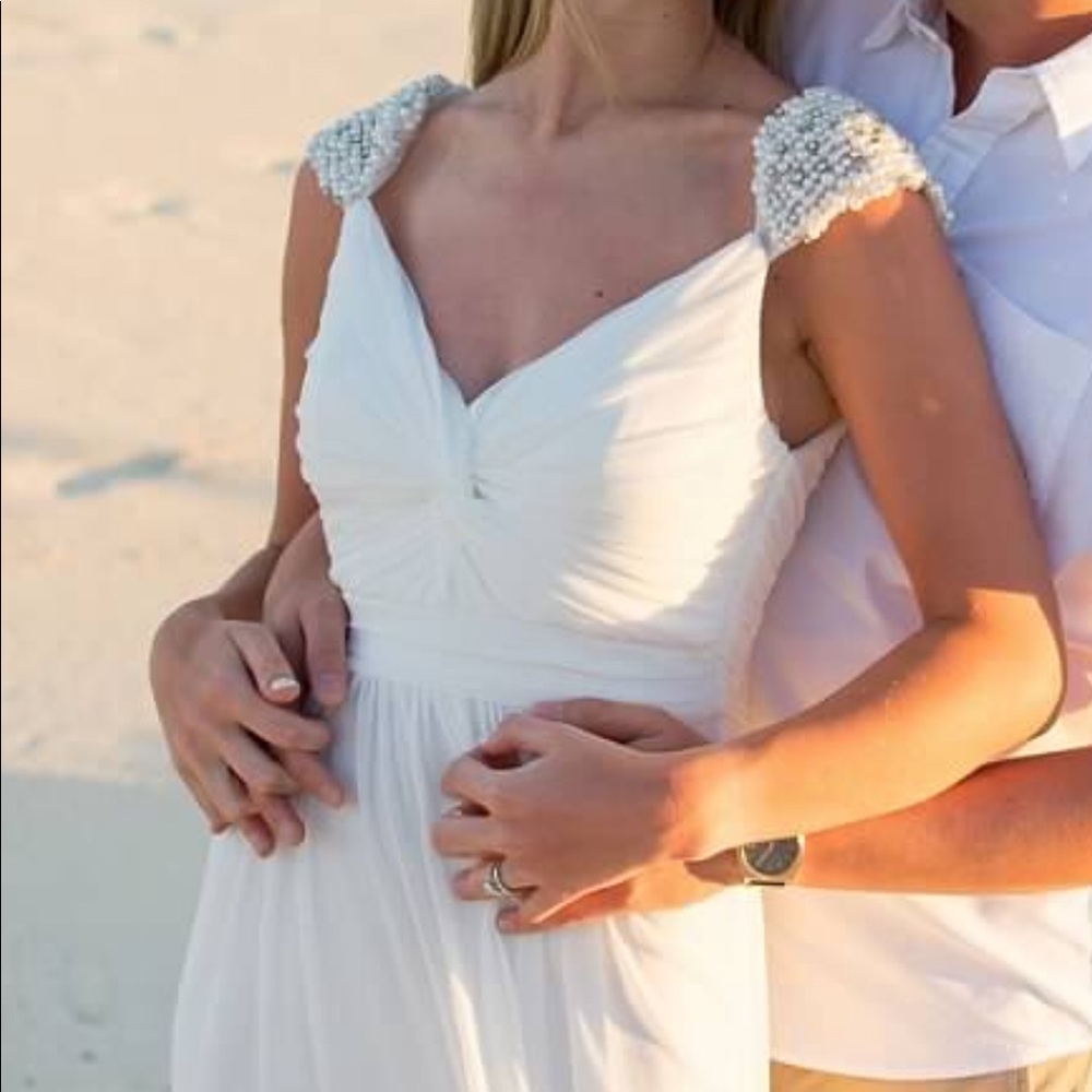 white dress